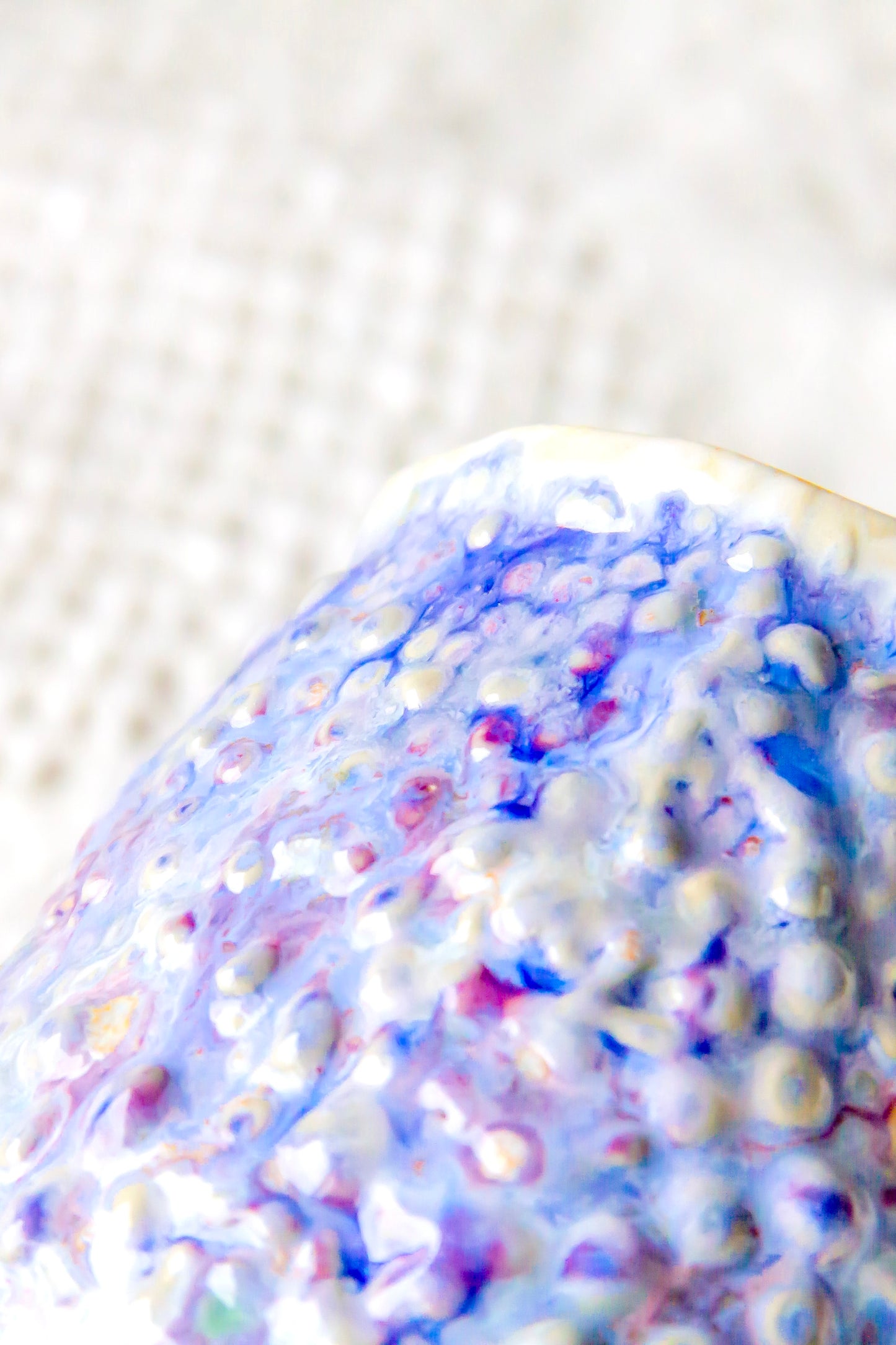 Kubek ceramiczny „Rafflesio” niebiesko-fioletowy