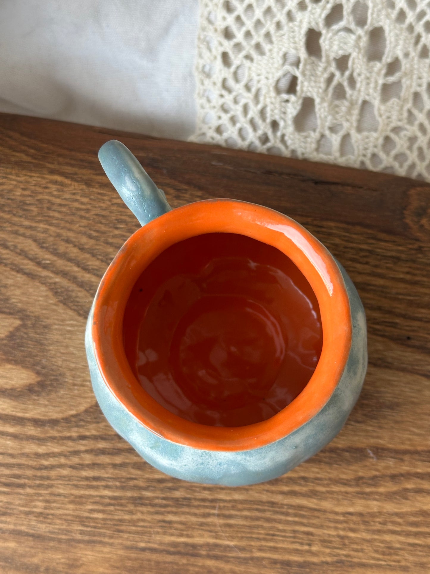 Kubek ceramiczny dynia