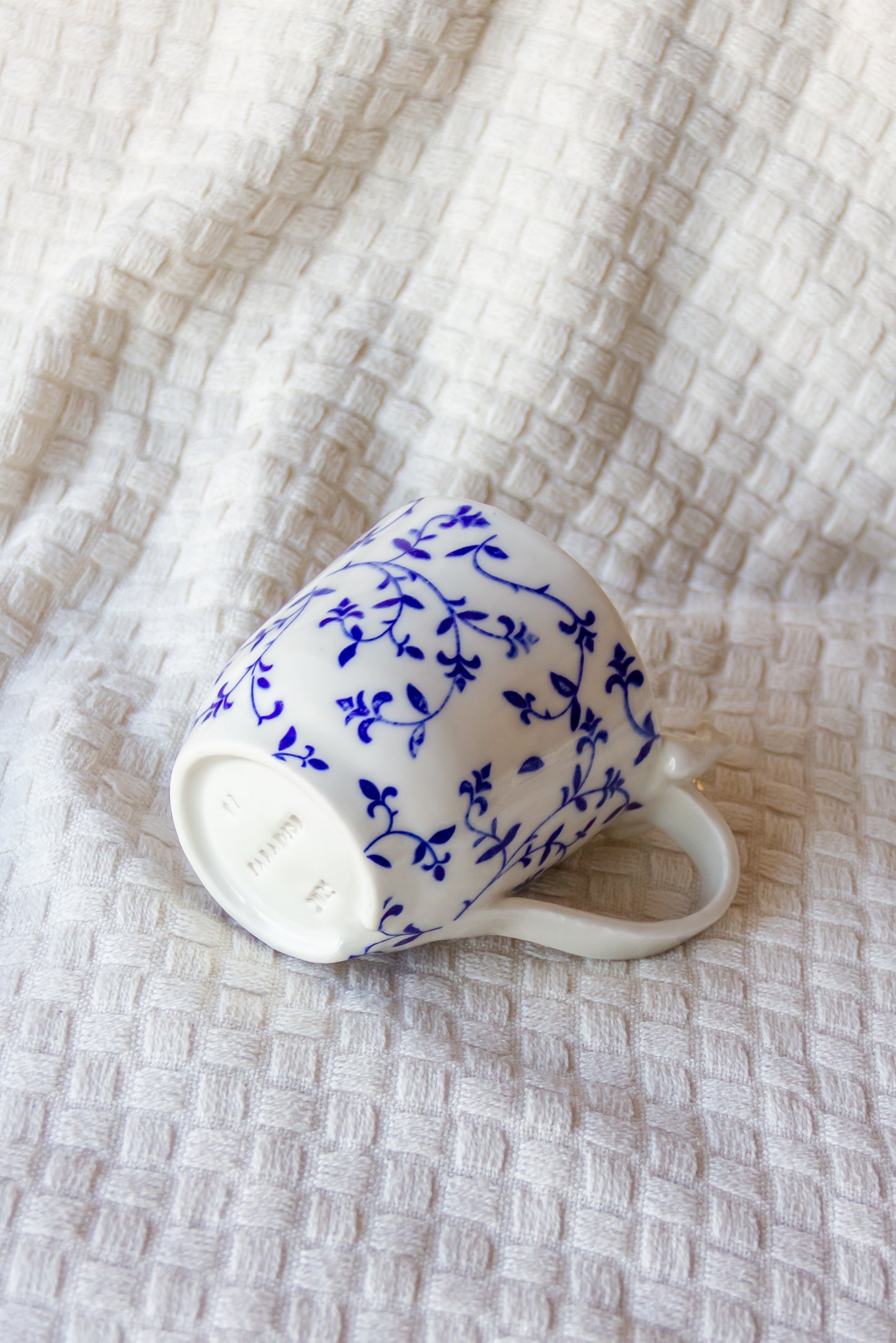Mug en porcelaine avec werlings