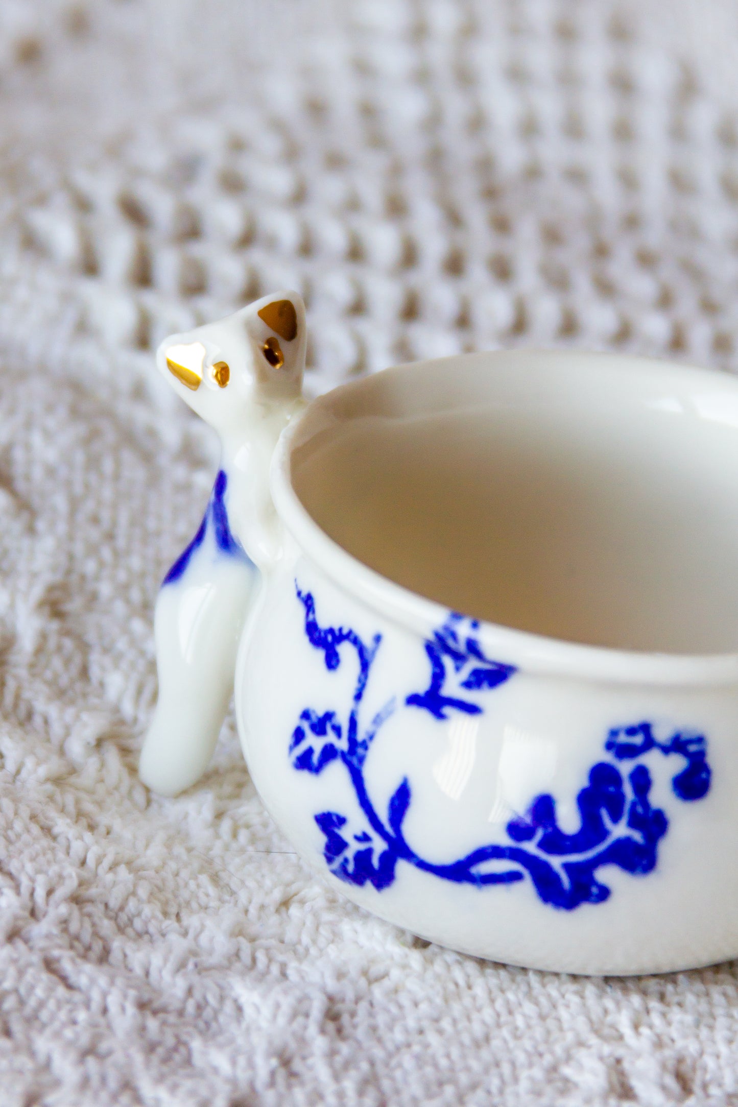 Szkatułka porcelanowa z werlingami mini