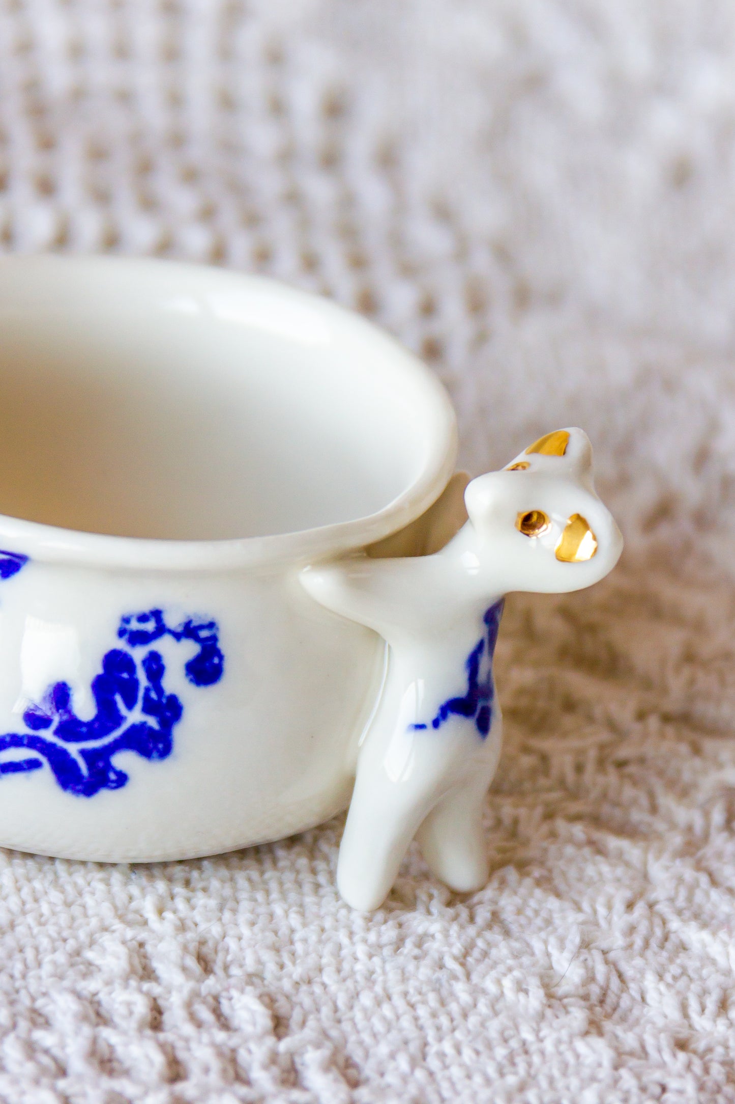 Szkatułka porcelanowa z werlingami mini