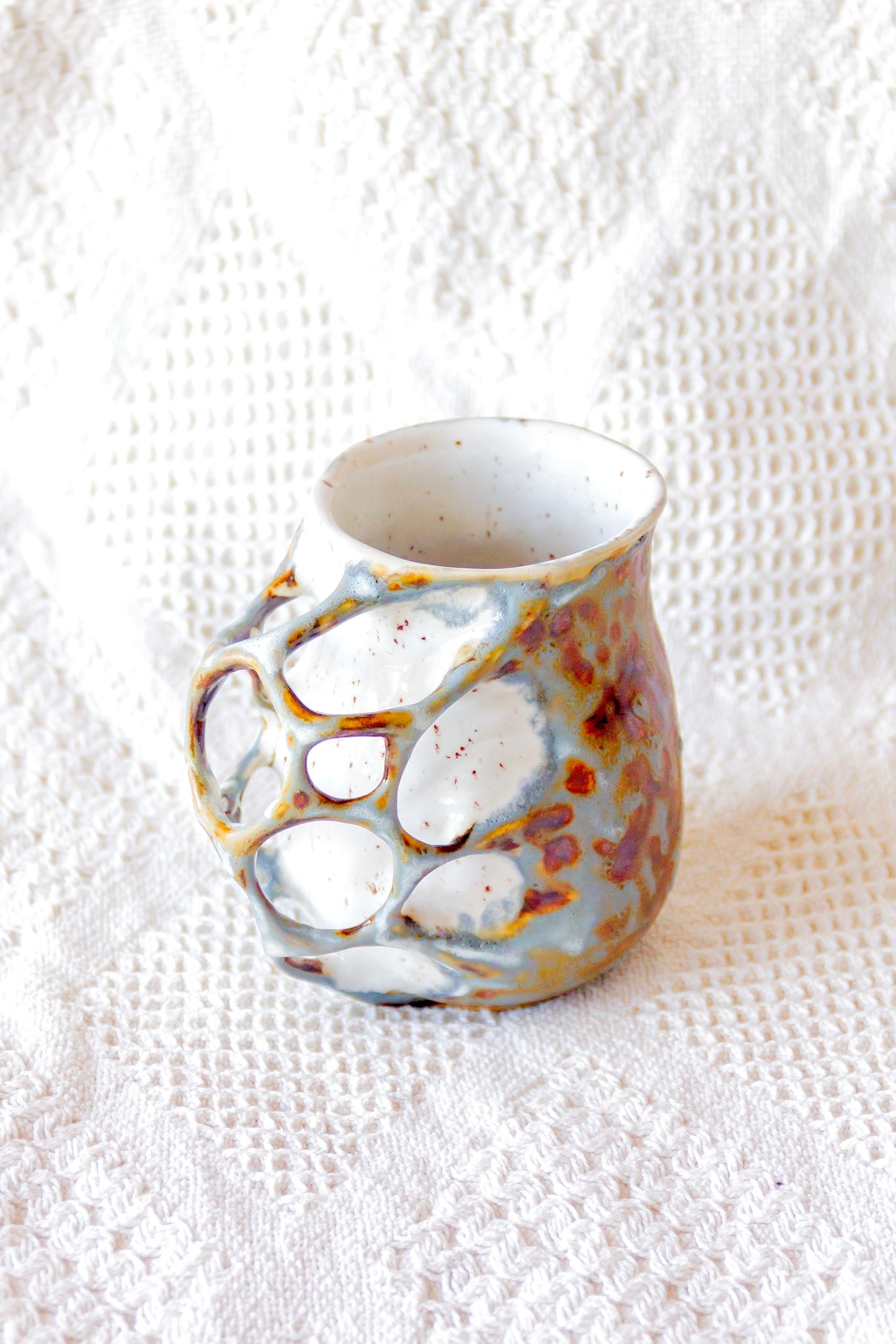 Kubek ceramiczny “Tripto” brązowo-szary