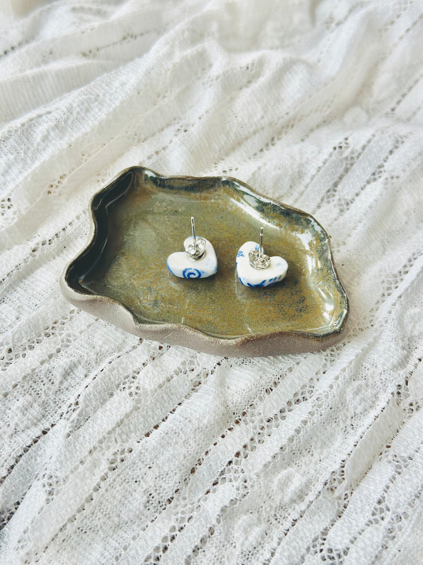 Kolczyki porcelanowe (sztyfty)