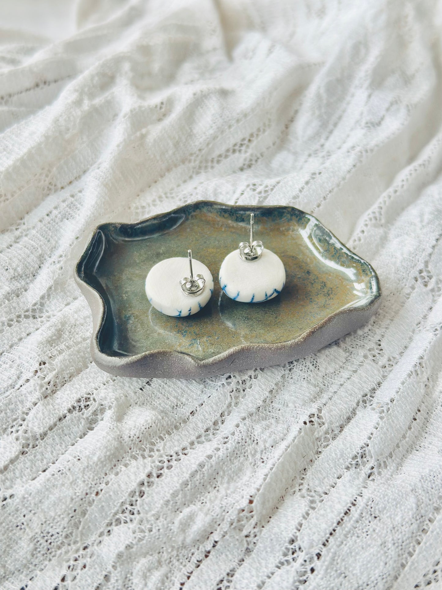 Kolczyki porcelanowe (sztyfty)