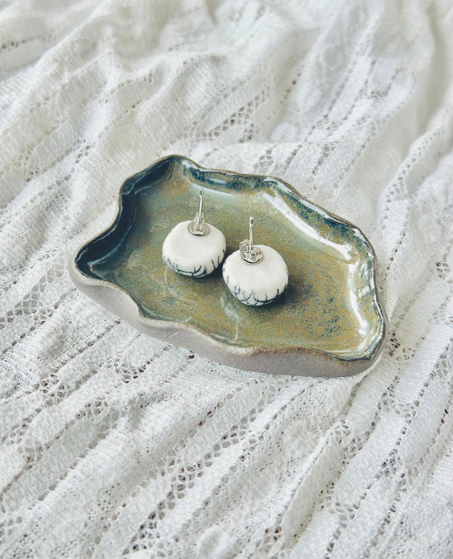 Kolczyki porcelanowe (sztyfty)