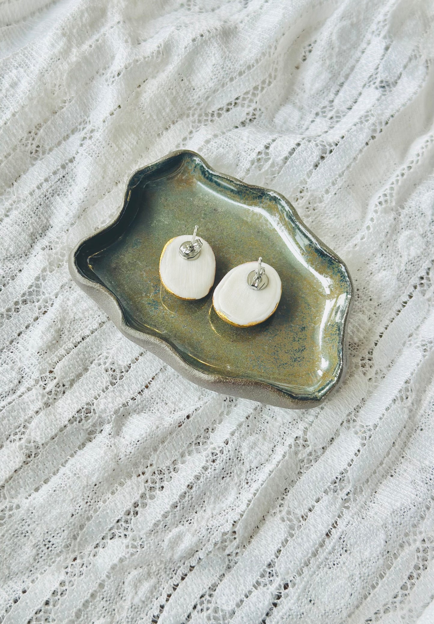 Kolczyki porcelanowe (sztyfty)