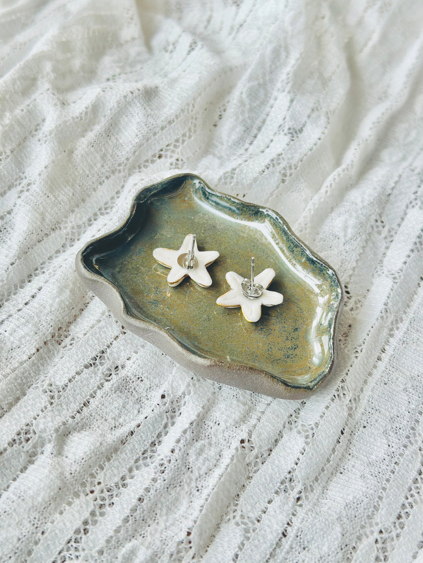 Kolczyki porcelanowe (sztyfty)