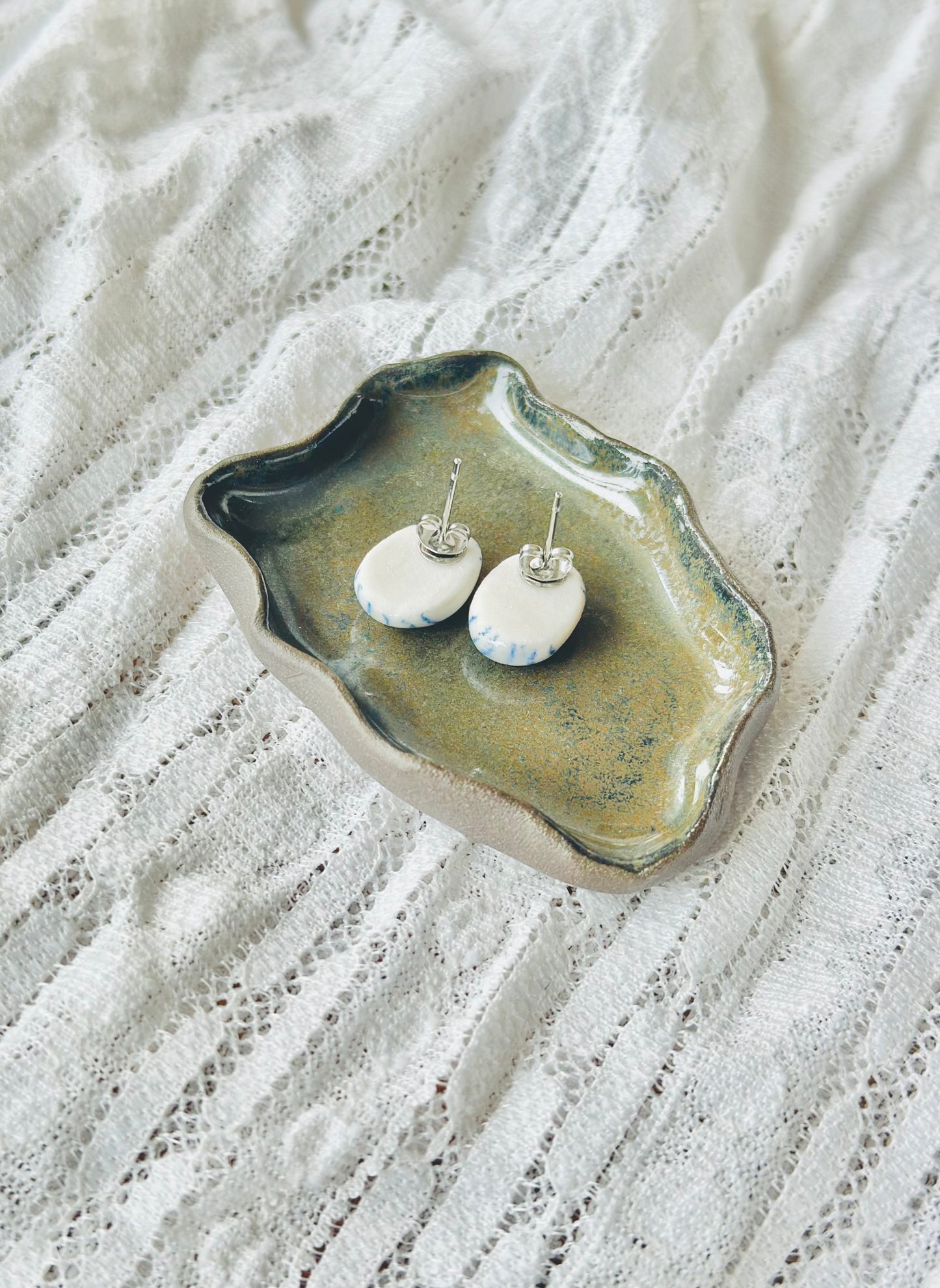 Kolczyki porcelanowe (sztyfty)