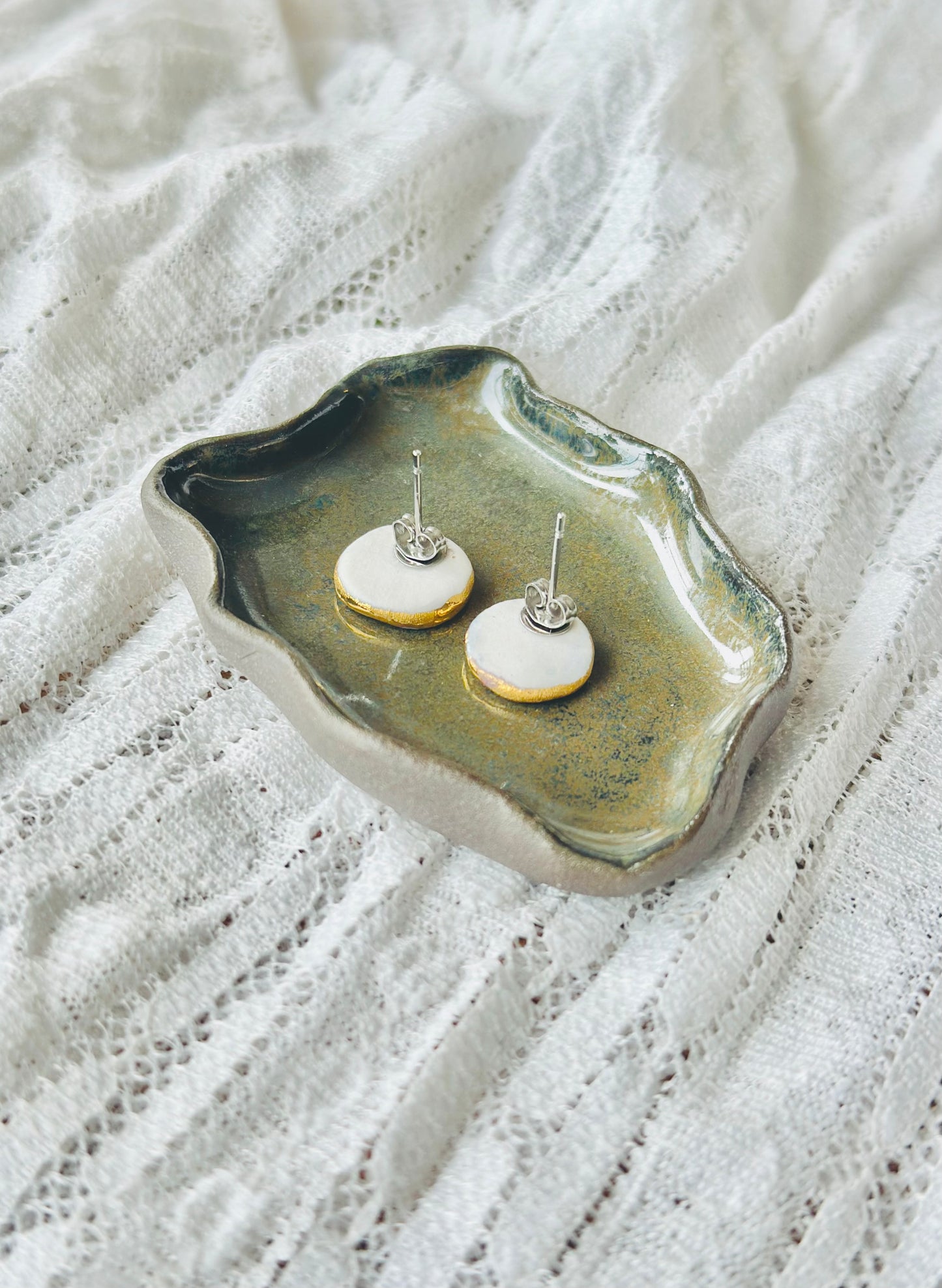 Kolczyki porcelanowe (sztyfty)