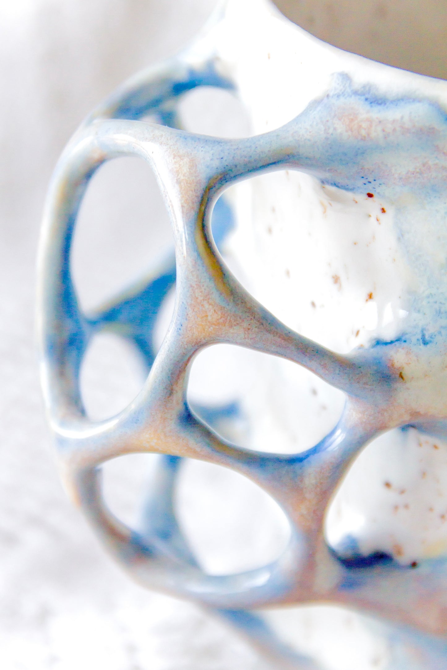 Kubek ceramiczny “Tripto” szaro-niebieski