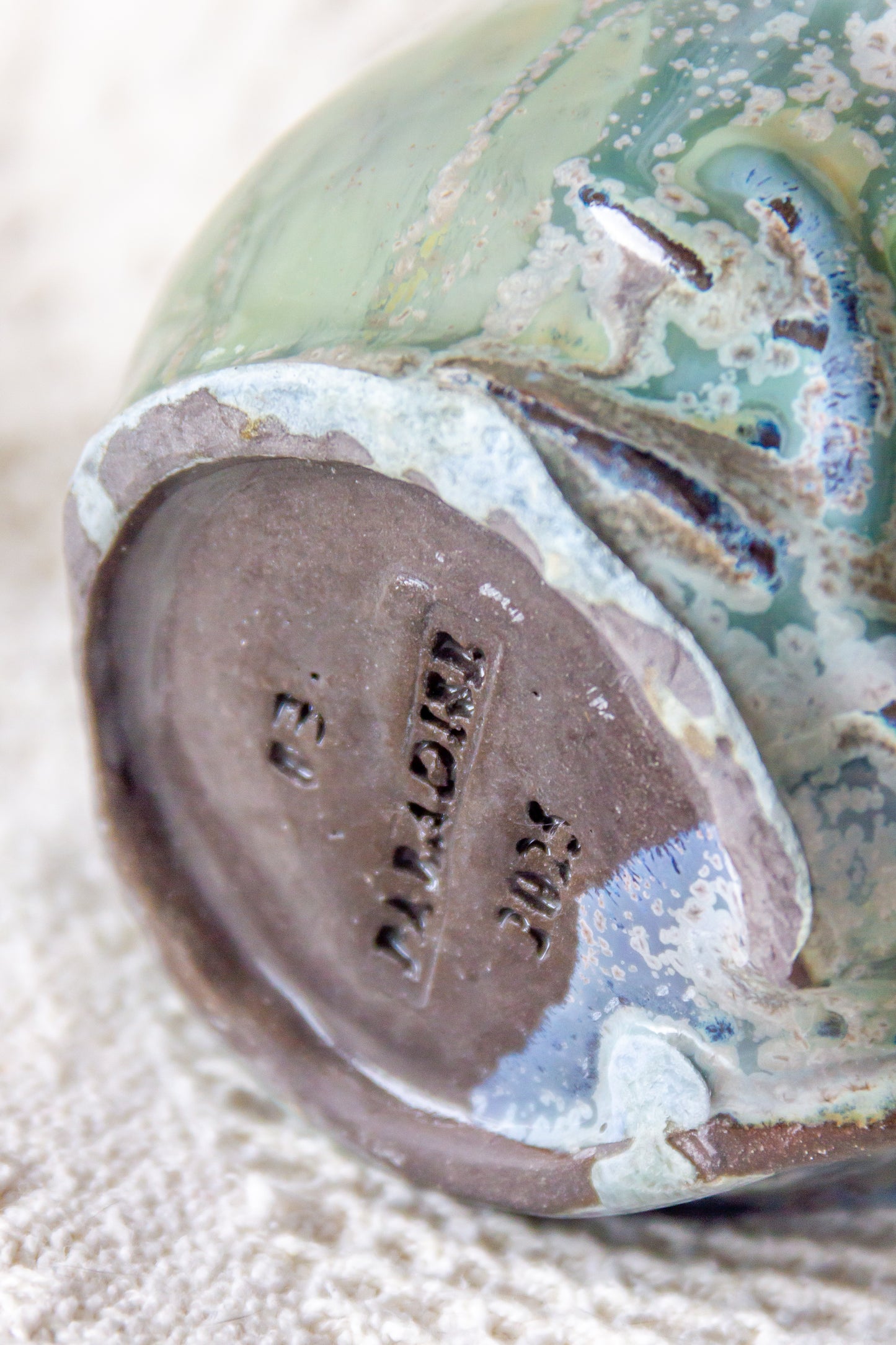 Kubek ceramiczny „Tripto” czarno-zielony