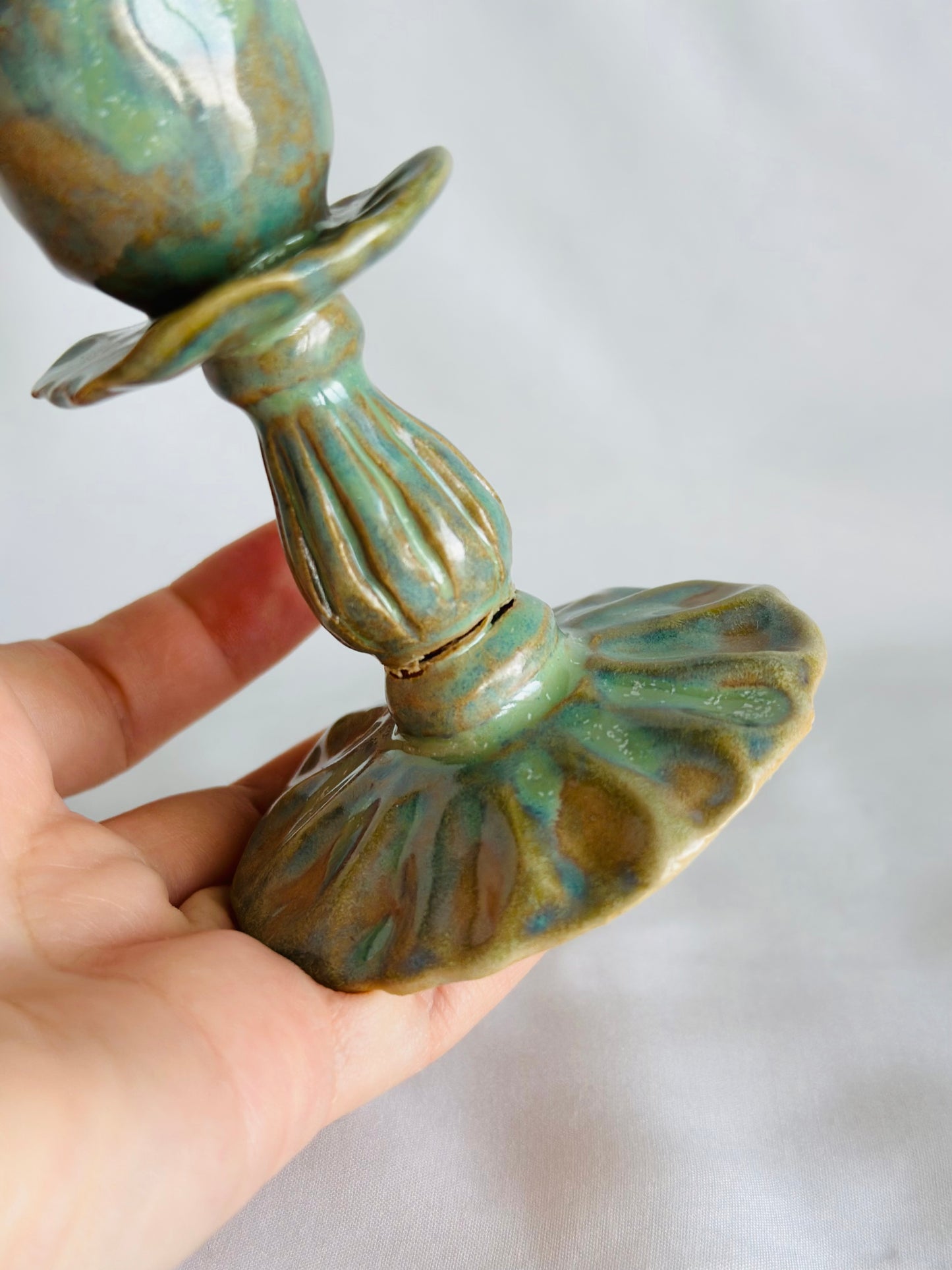 Corail décoratif (bougeoir)