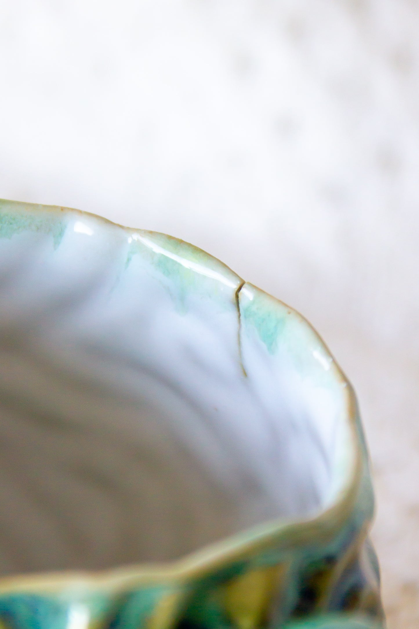 Kubek ceramiczny “Zuma” biało-zielony