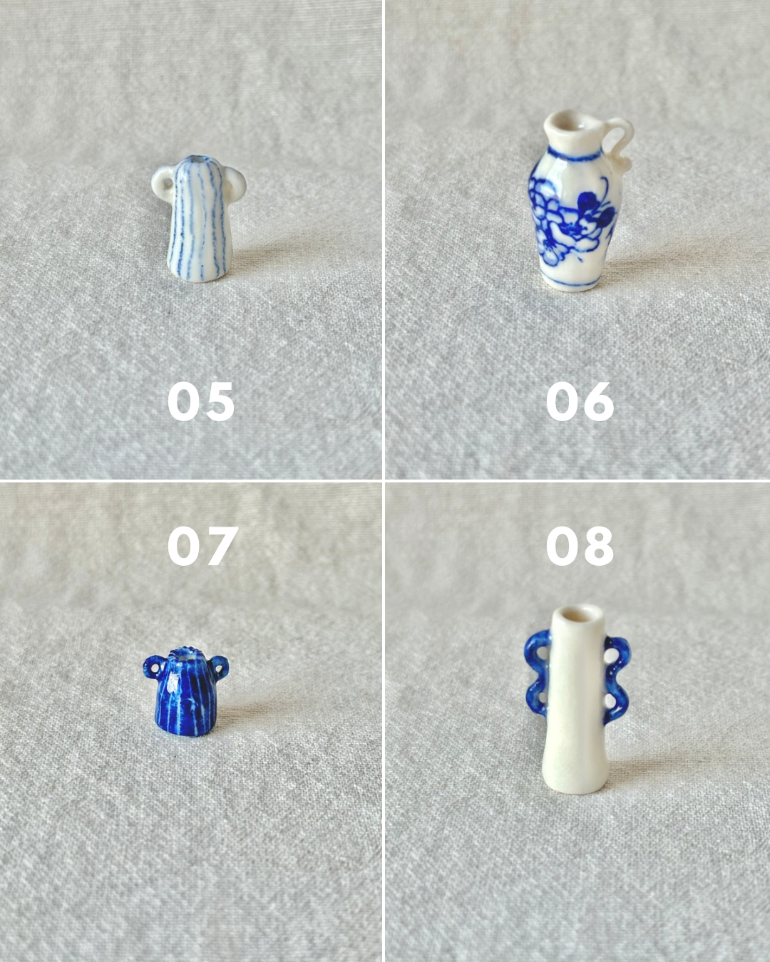 Wazonik porcelanowy mini