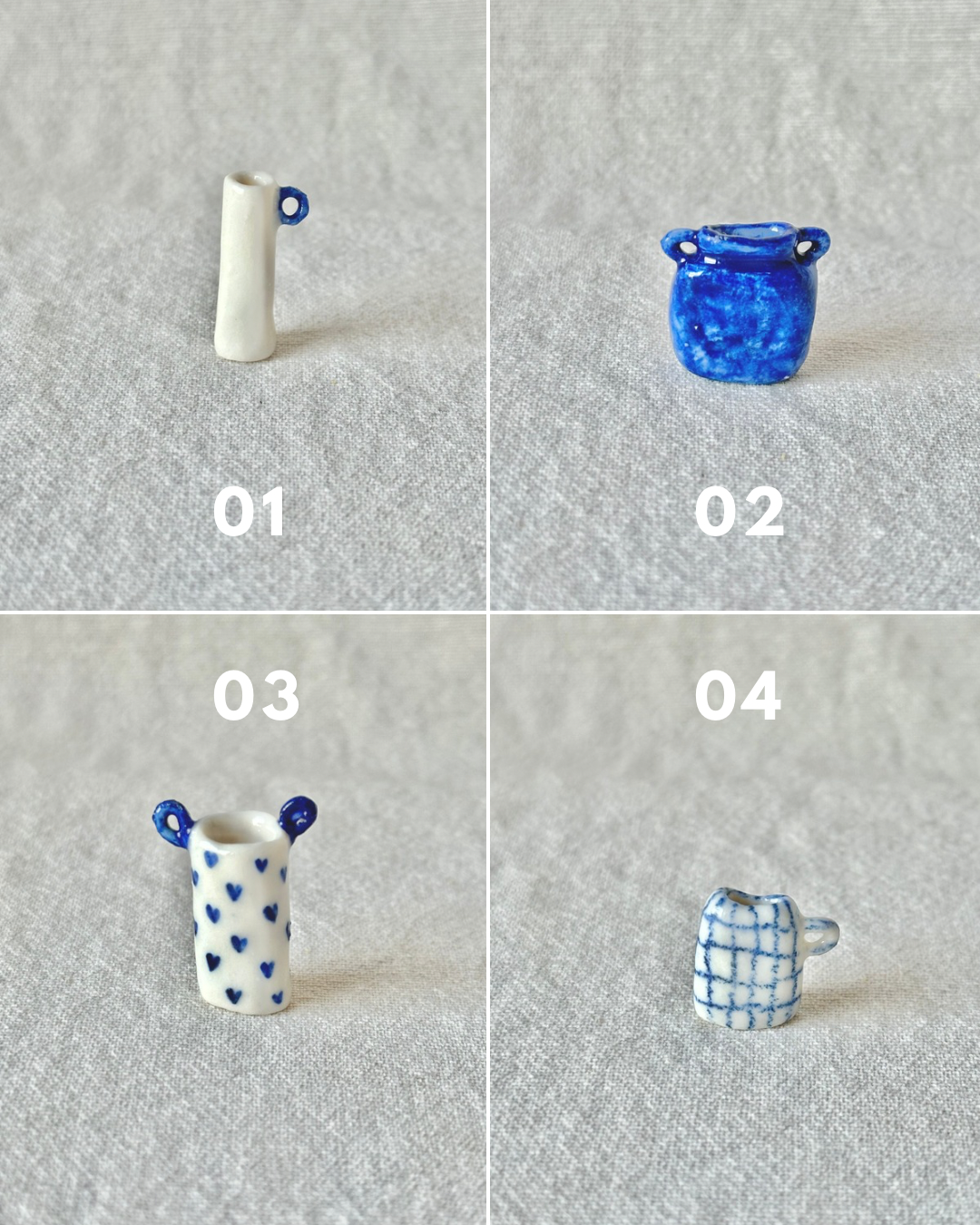 Wazonik porcelanowy mini
