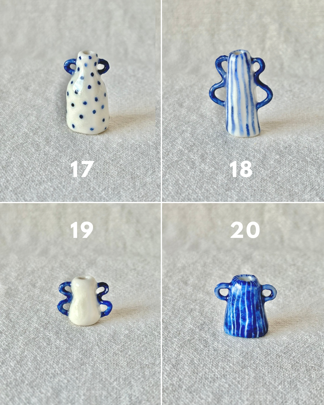 Wazonik porcelanowy mini