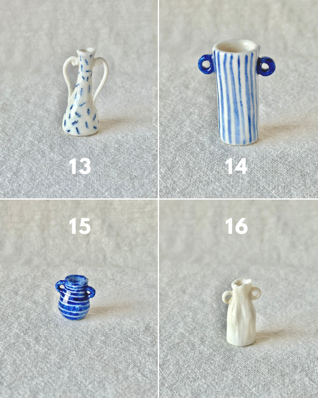 Wazonik porcelanowy mini