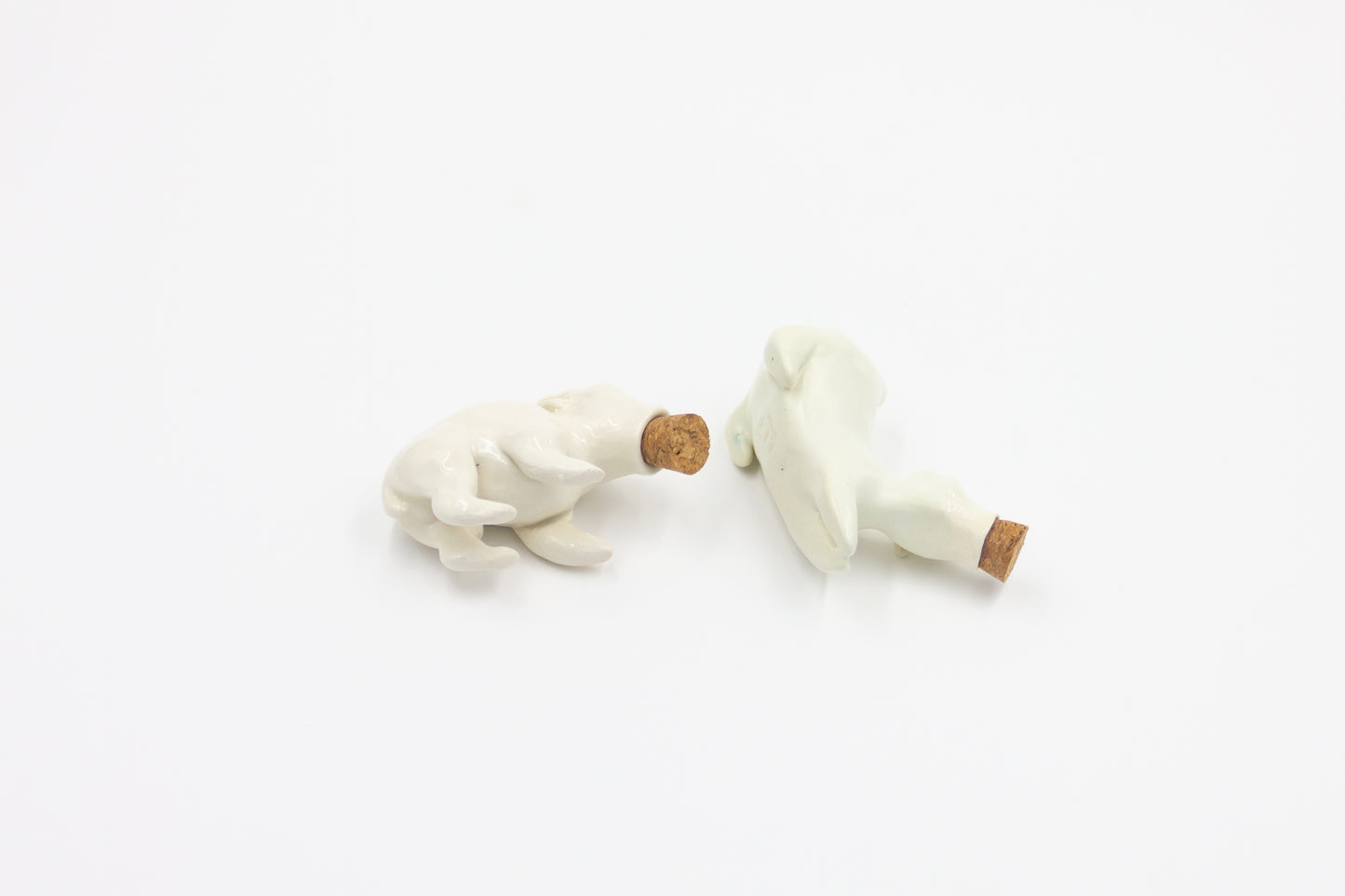 Ceramiczne butelki w kształcie zwierząt