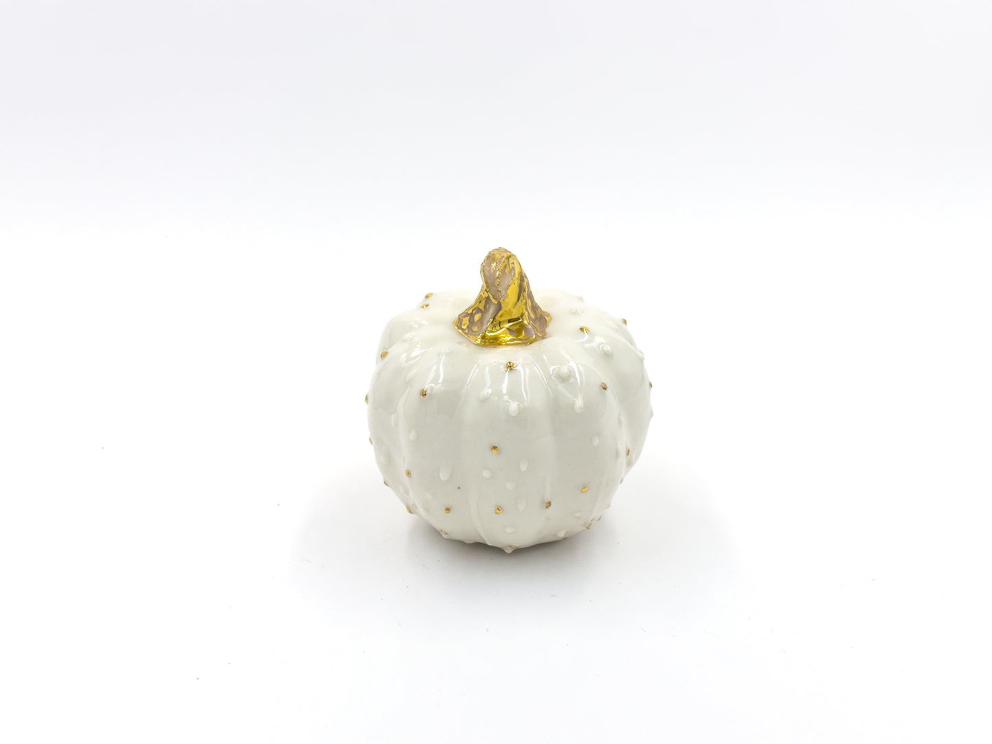 Dynia porcelanowa ze złoceniem
