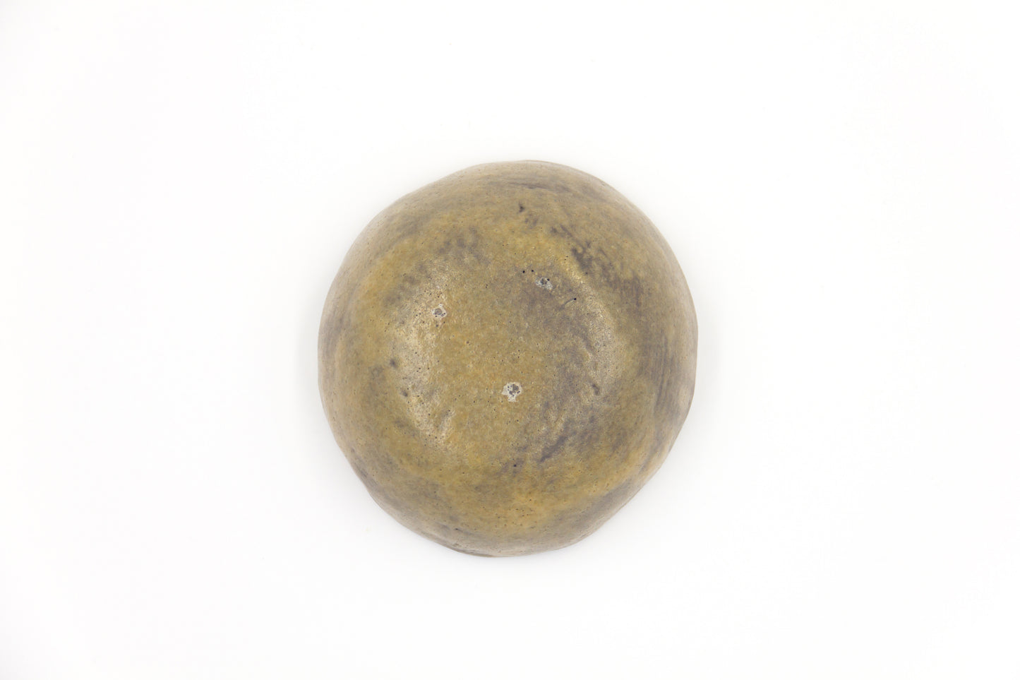 Miska ceramiczna w kolorze zielono-brązowym