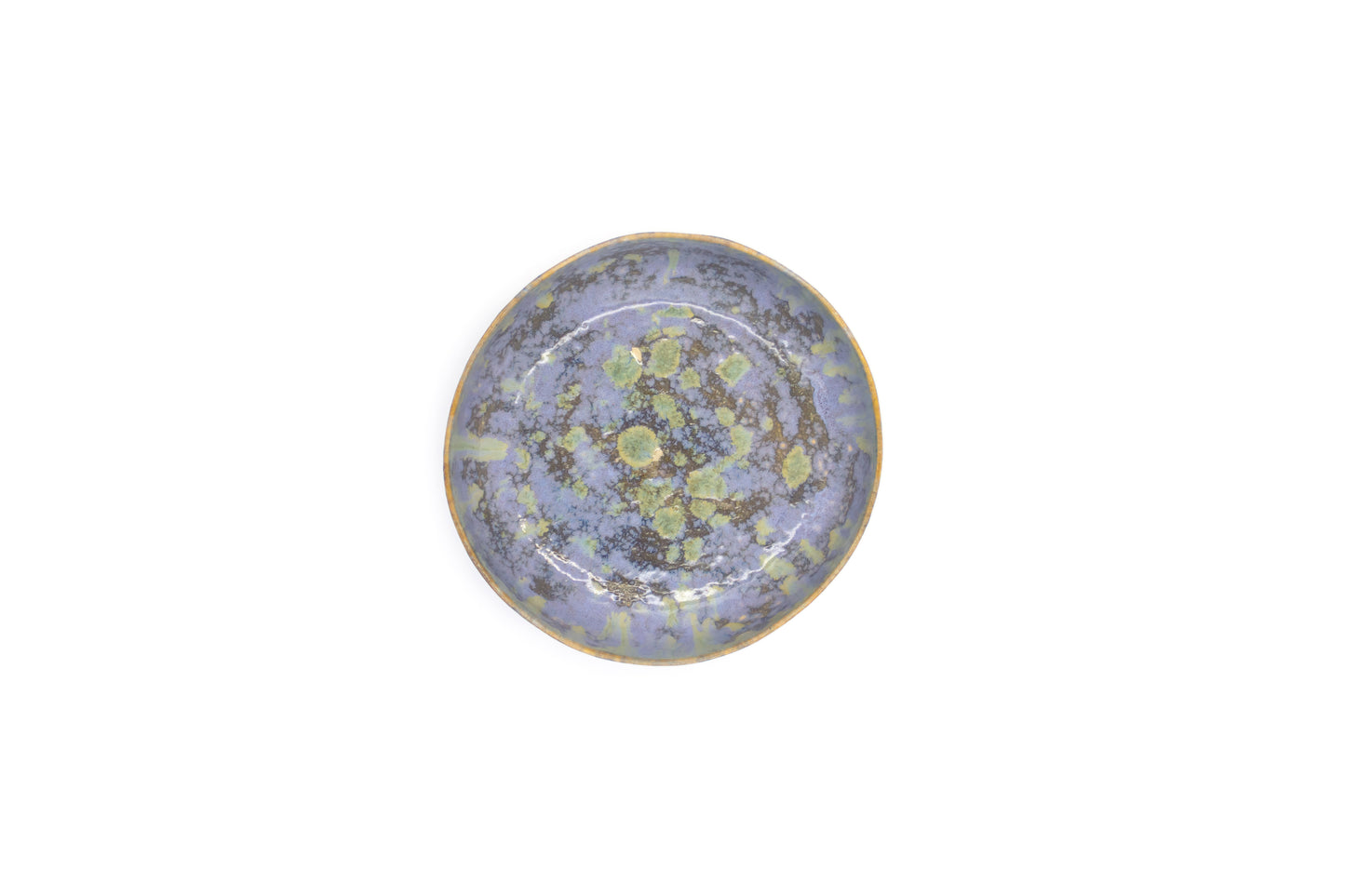 Miska ceramiczna duża w kolorze niebiesko-zielonym