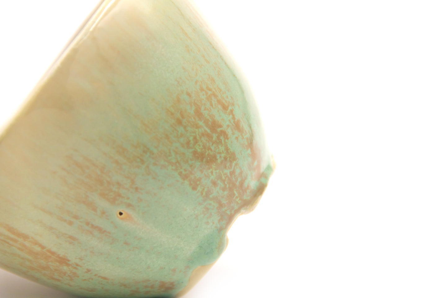 Miseczka ceramiczna w kolorze zielonym