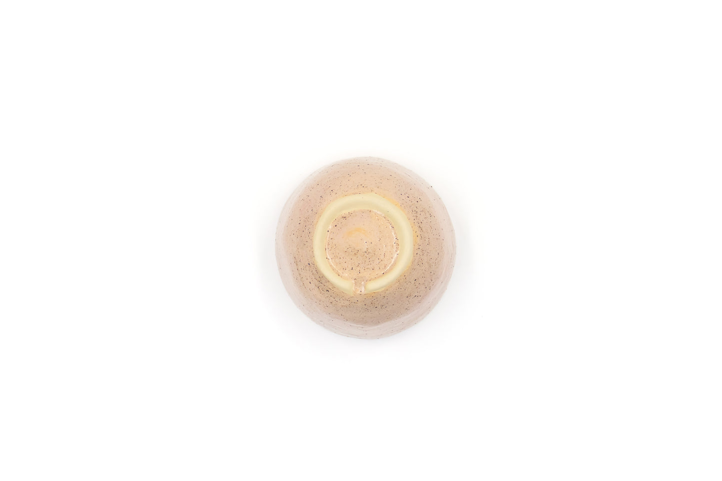 Miseczka ceramiczna w kolorze beżowym z kropkami