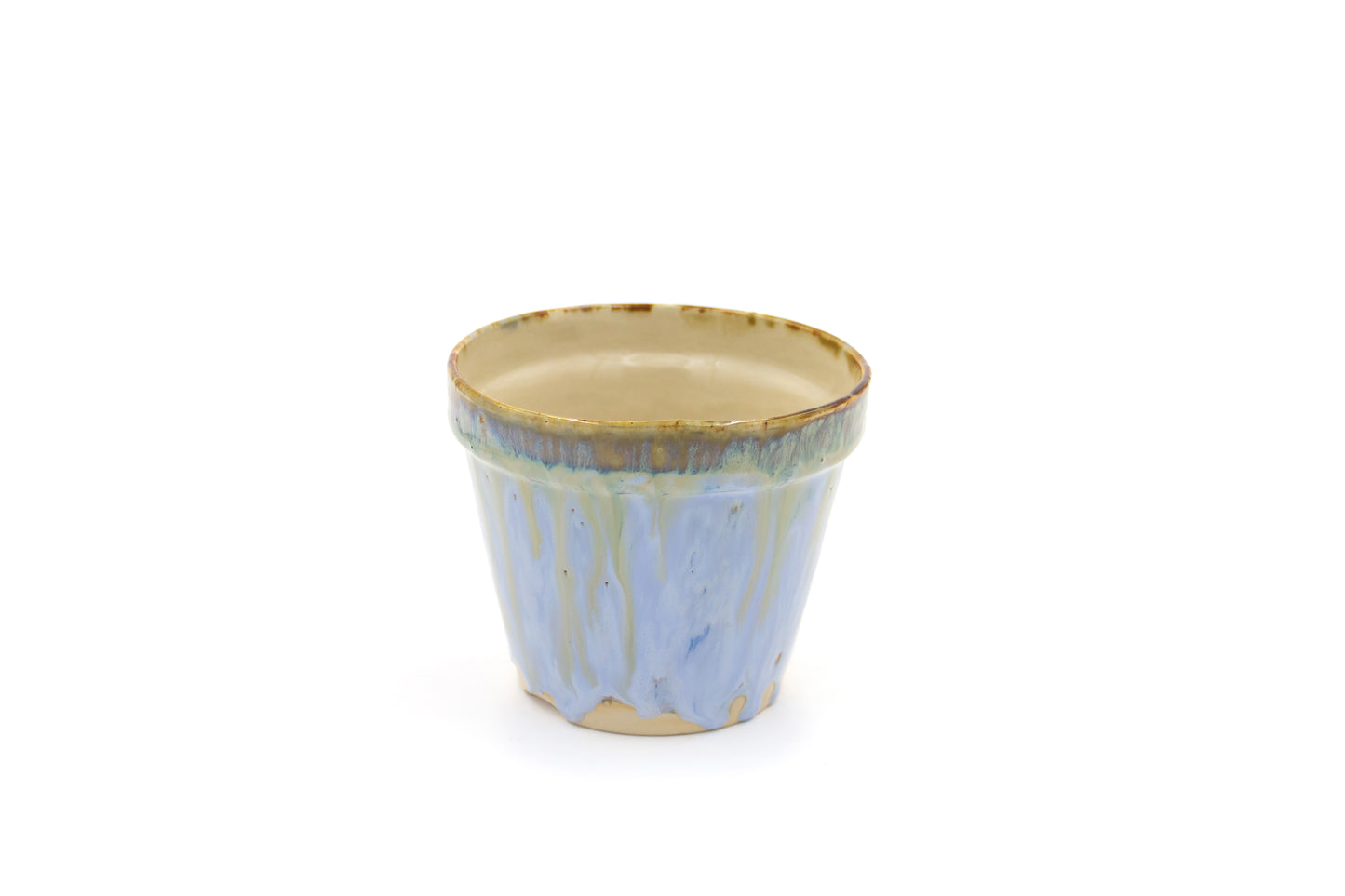 Mała osłonka ceramiczna w kolorze niebieskim