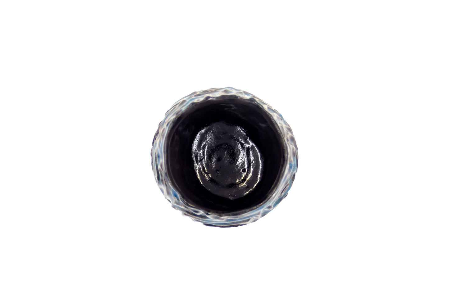 Czarka ceramiczna w kolorze czarno-granatowym