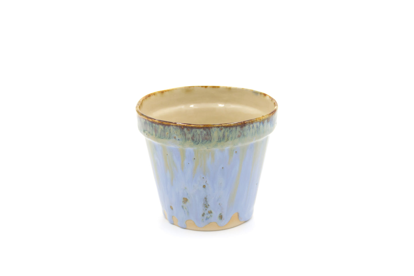 Mała osłonka ceramiczna w kolorze niebieskim