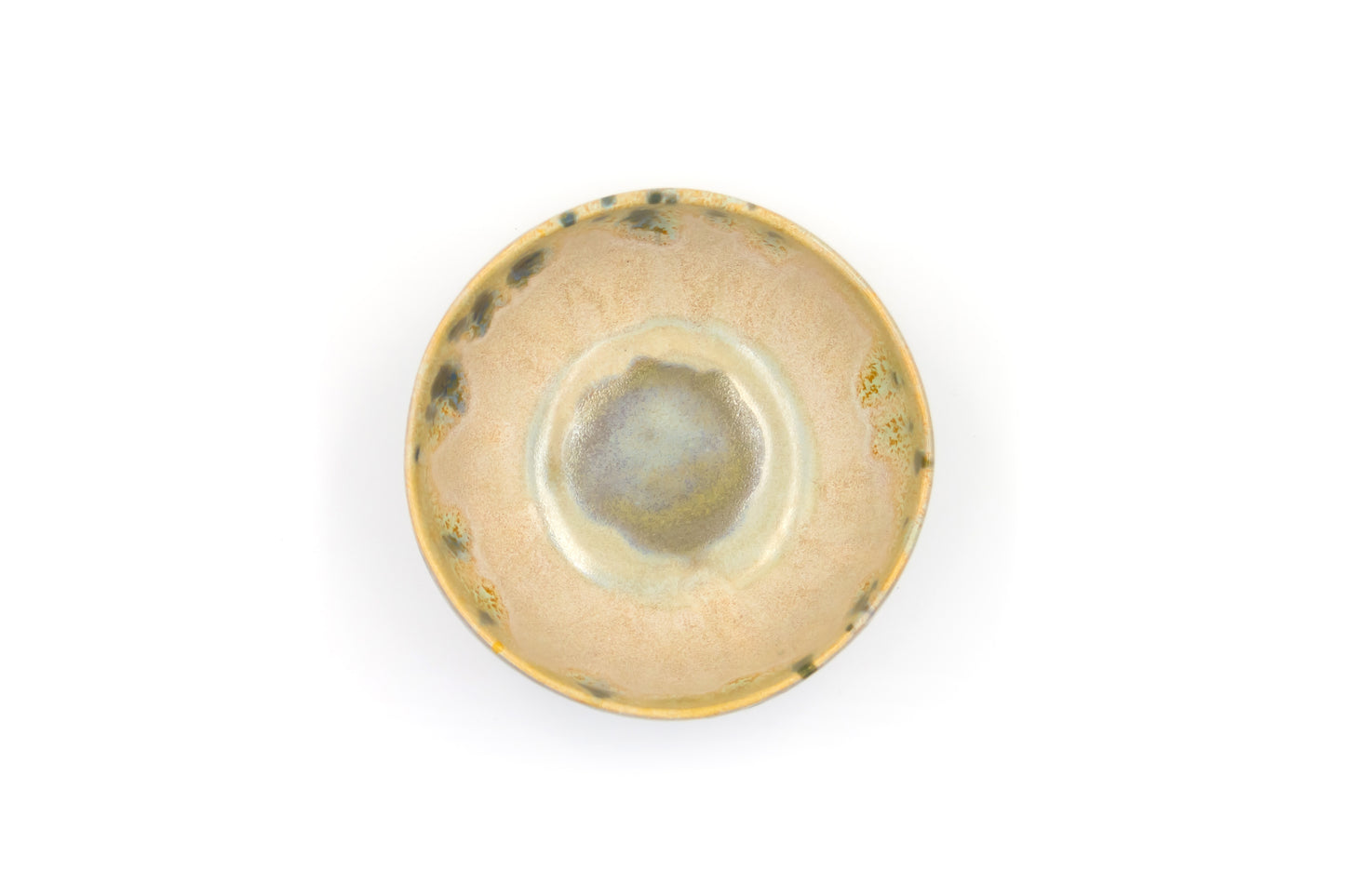Miska ceramiczna w kolorze szaro-beżowym