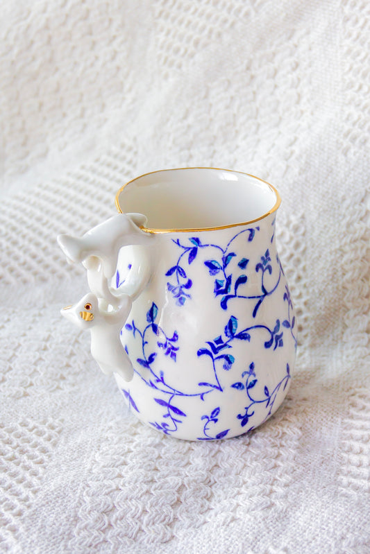 Kubek porcelanowy z werlingami