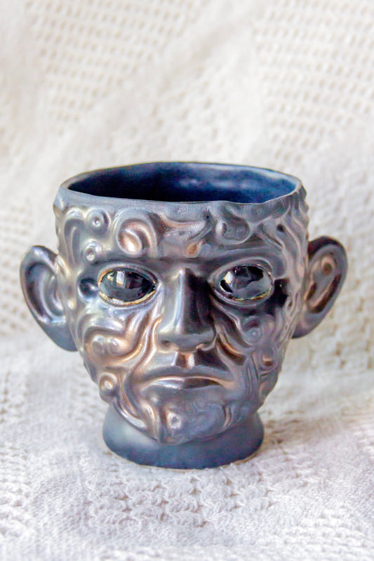 Czarka ceramiczna «Navi» czarno-brązowa