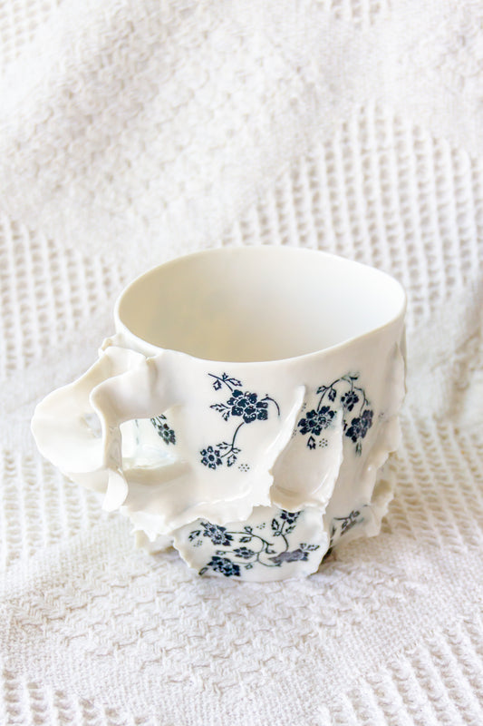 Kubek porcelanowy „Laminari”