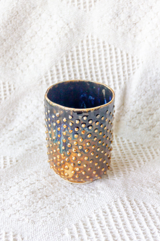 Czarka ceramiczna “Pox’ czarno-brązowa