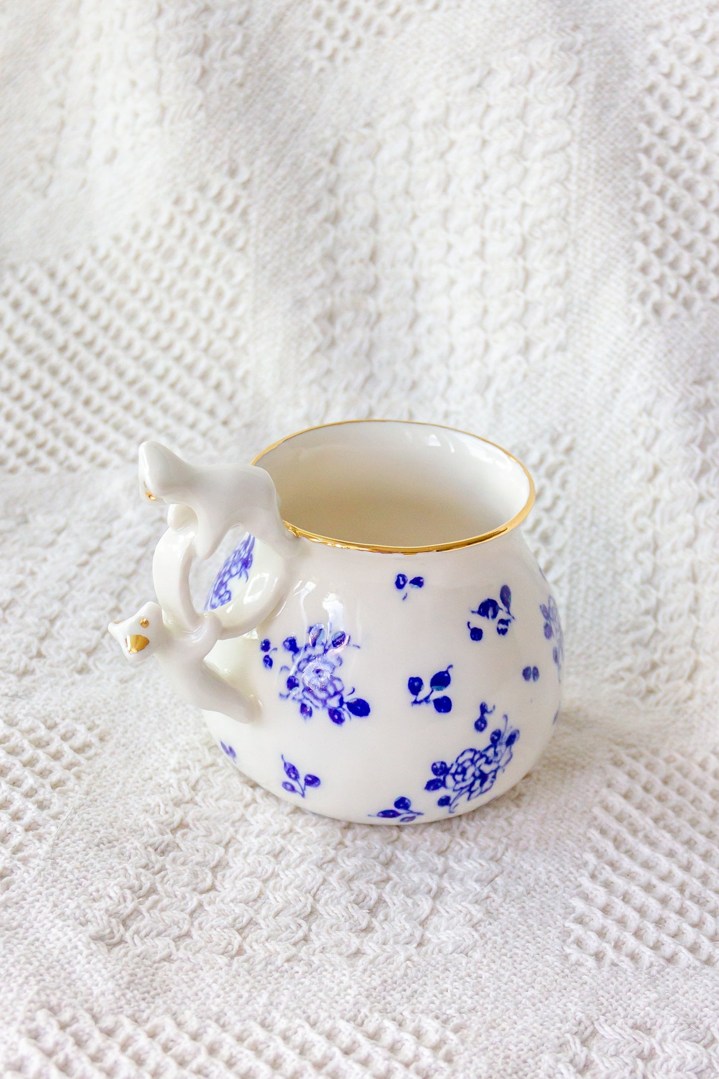 Kubek porcelanowy z werlingami