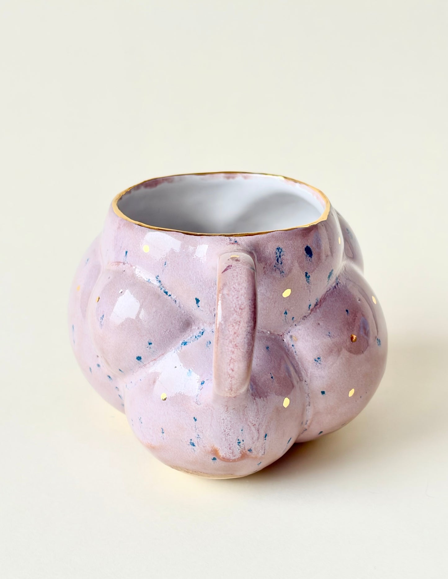 Kubek ceramiczny “Bubbles 3” lawendowy