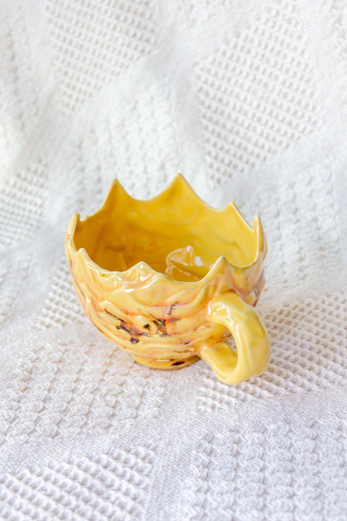 Kubek ceramiczny «Ogri» pomarańczowy