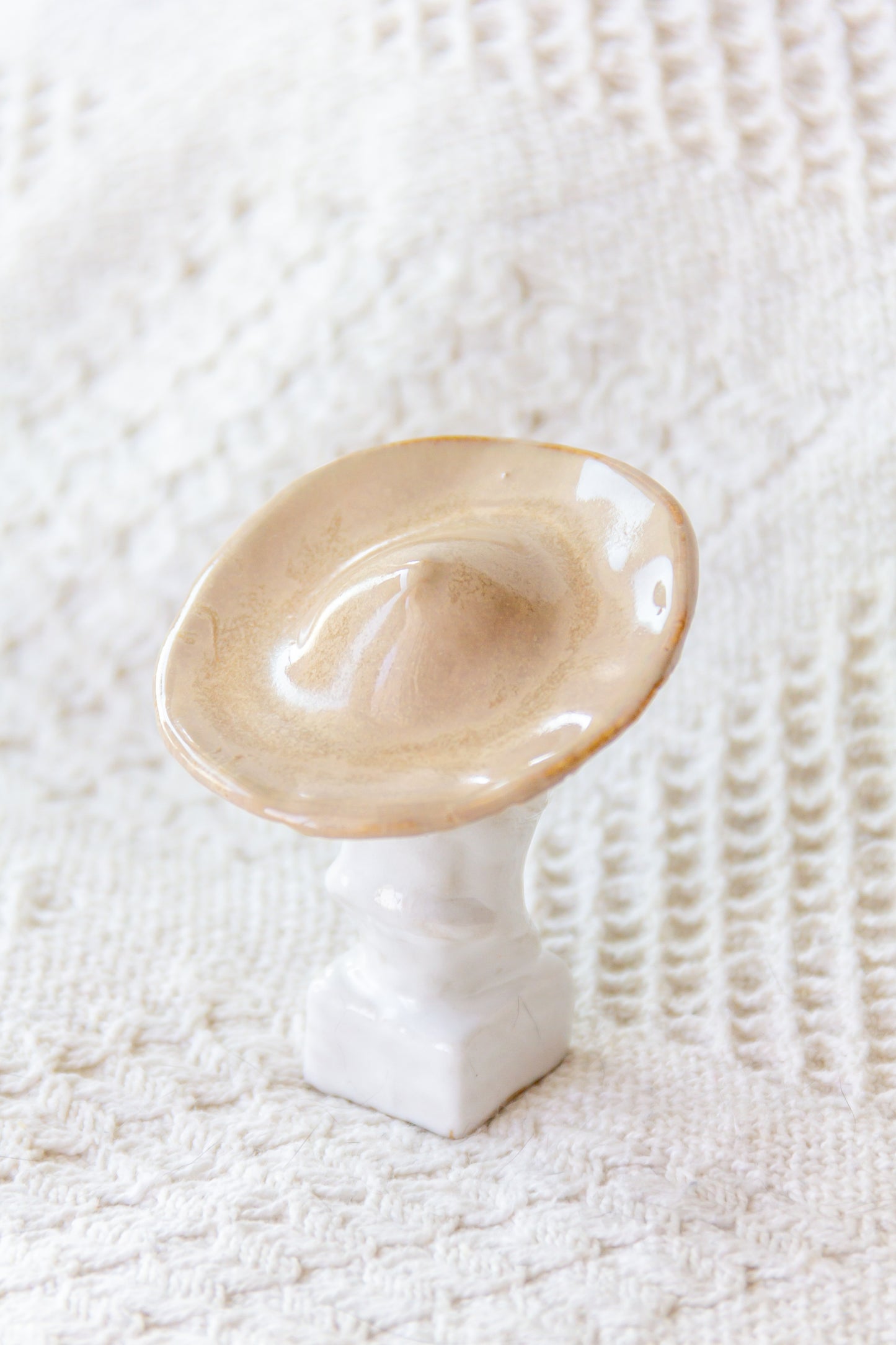 Lenin grzyb, rzeźba ceramiczna mini