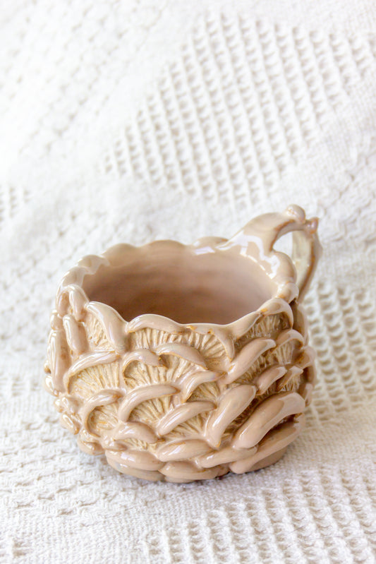 Kubek ceramiczny “Shrooms” beżowy