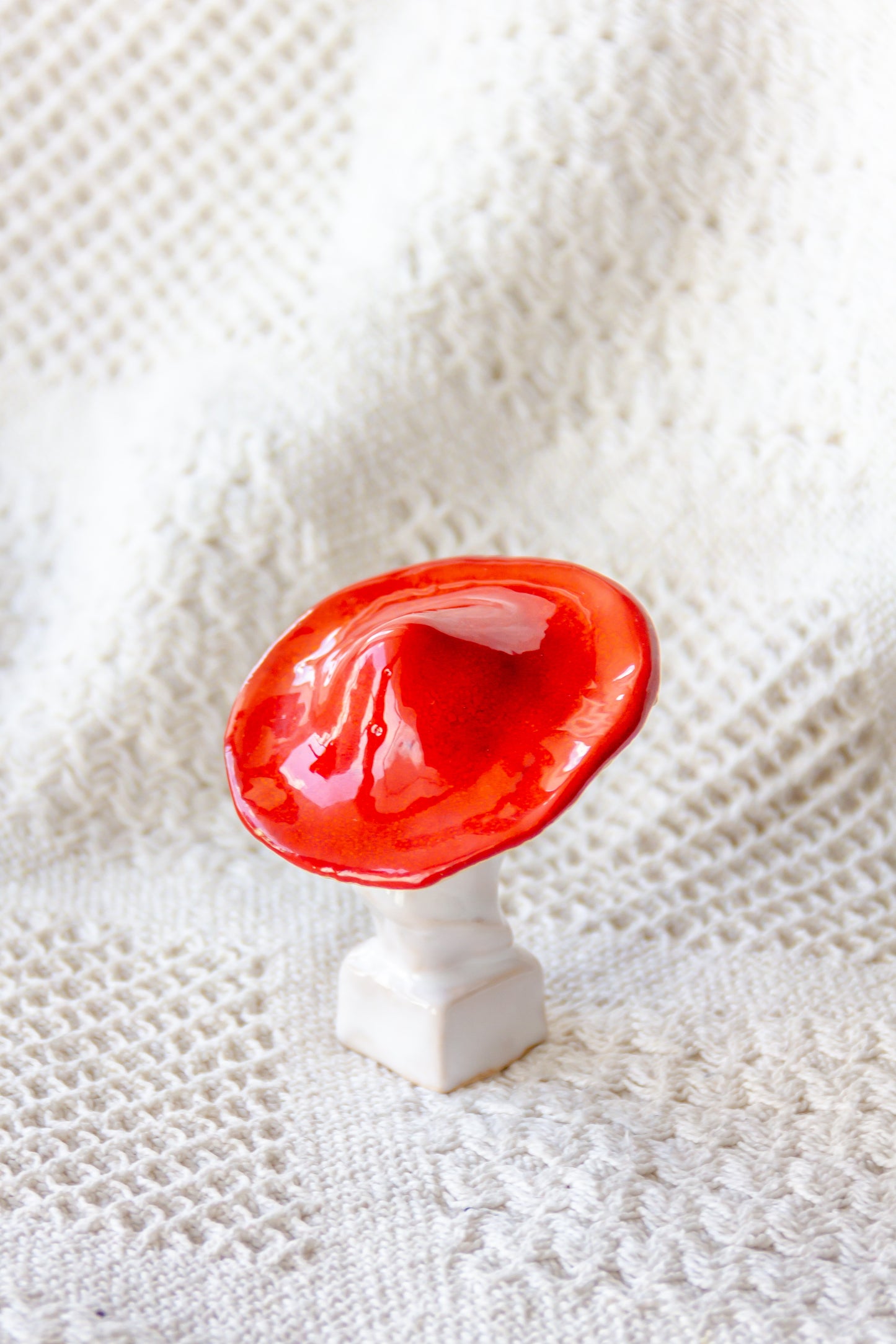 Lenin grzyb, rzeźba ceramiczna mini