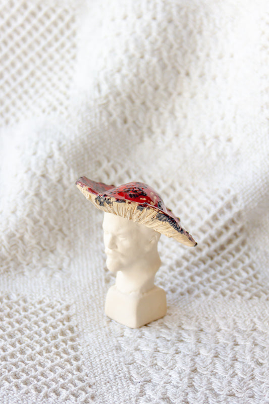 Lenin grzyb, rzeźba ceramiczna mini