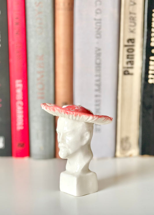 Lenin-grzyb, rzeźba porcelanowa
