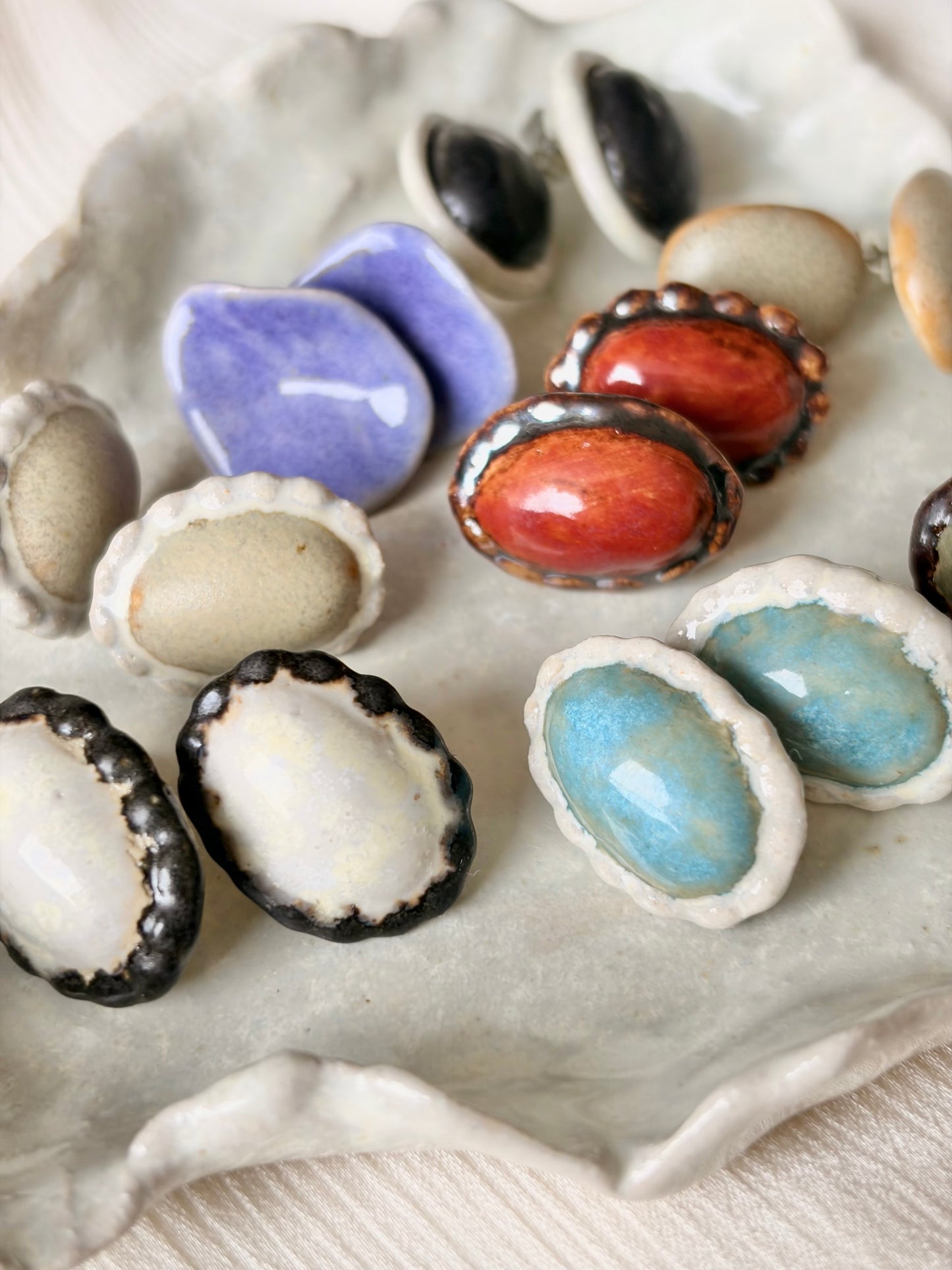 Kolczyki ceramiczne (sztyfty)