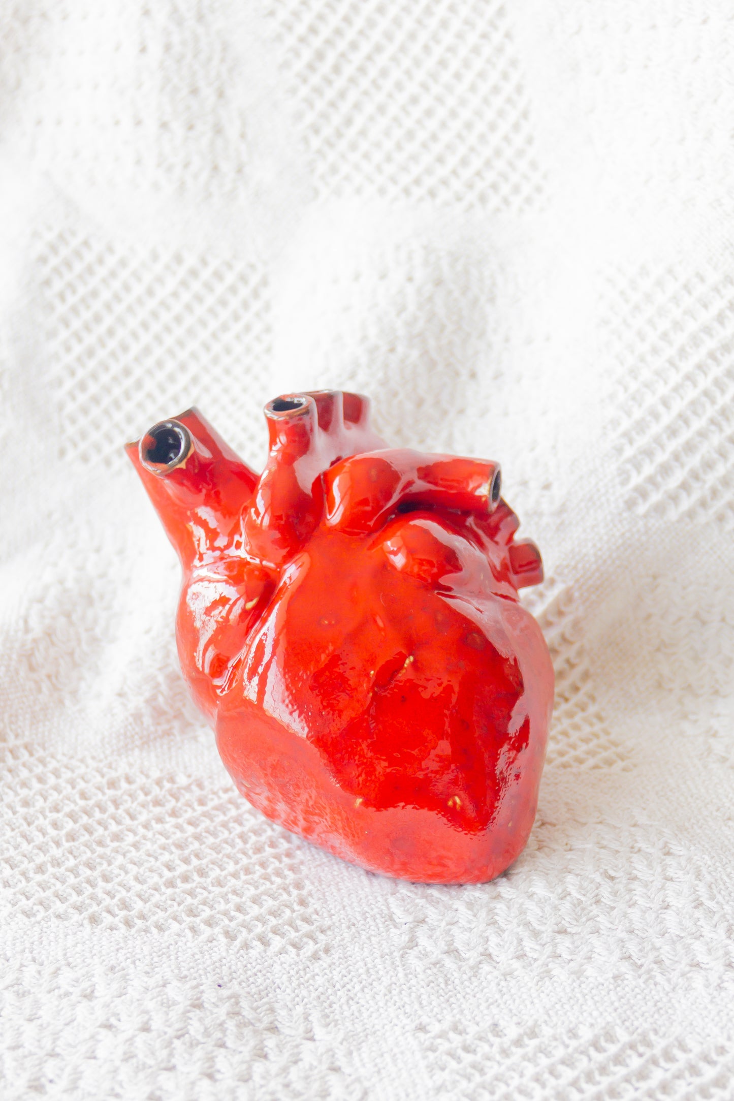 Serce ceramiczne czerwone