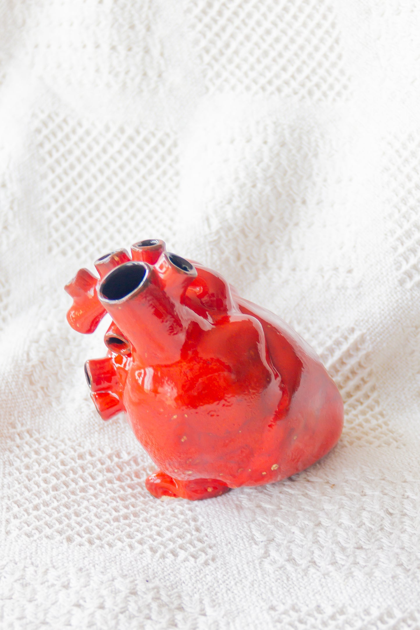 Serce ceramiczne czerwone