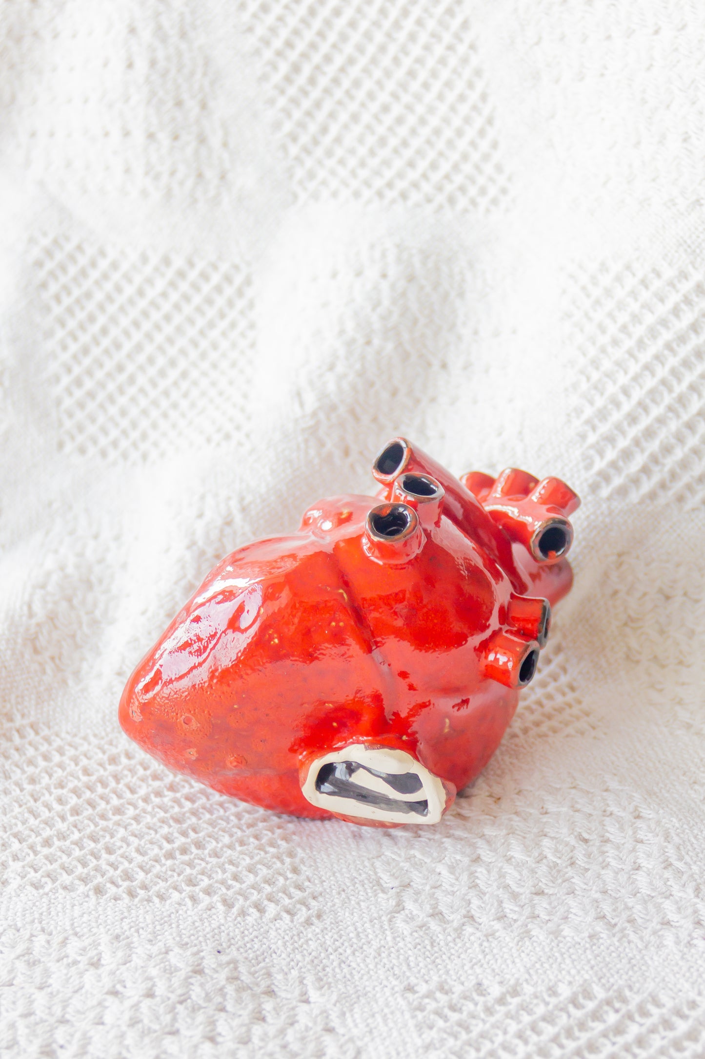 Serce ceramiczne czerwone