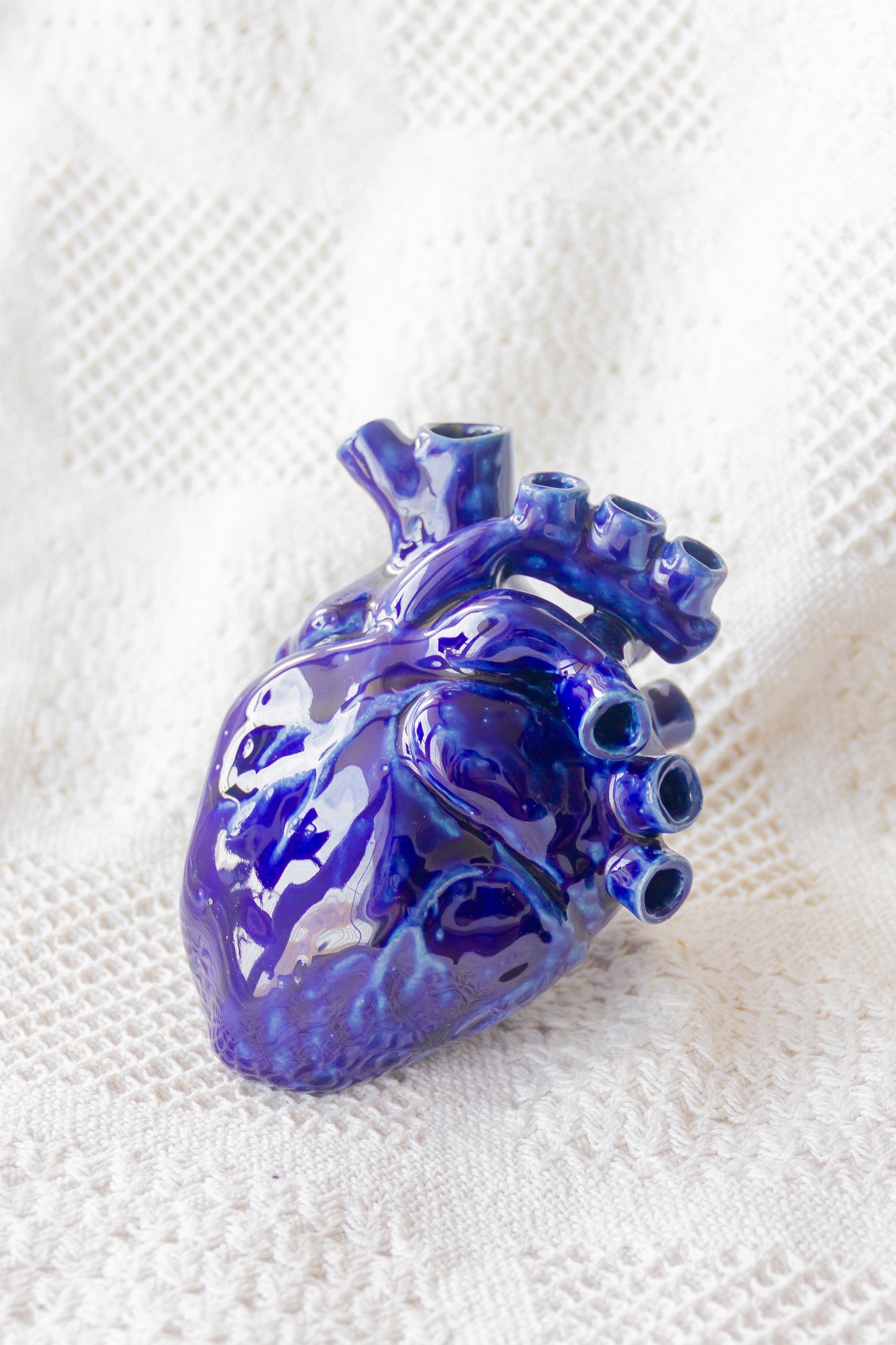 Serce ceramiczne granatowe