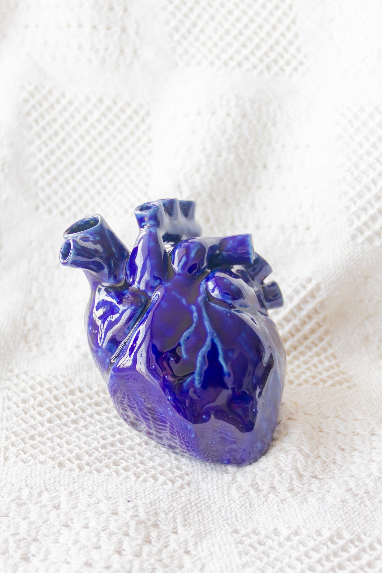 Serce ceramiczne granatowe