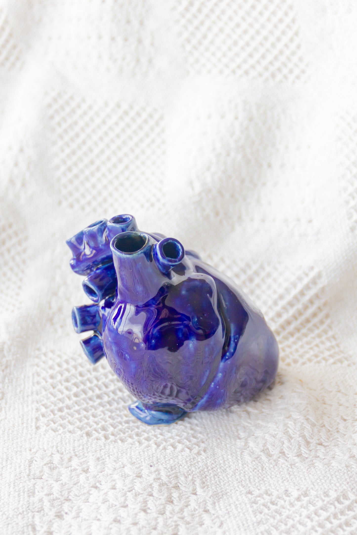 Serce ceramiczne granatowe